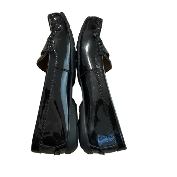 Coach Women's Odette Black Patent Leather Loafers Size 7 Classic Minimalist - Picture 5 of 6